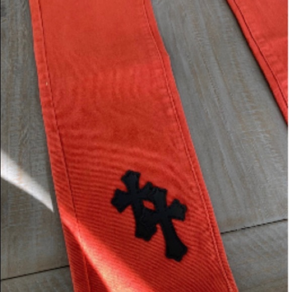 Chrome heart orange pants